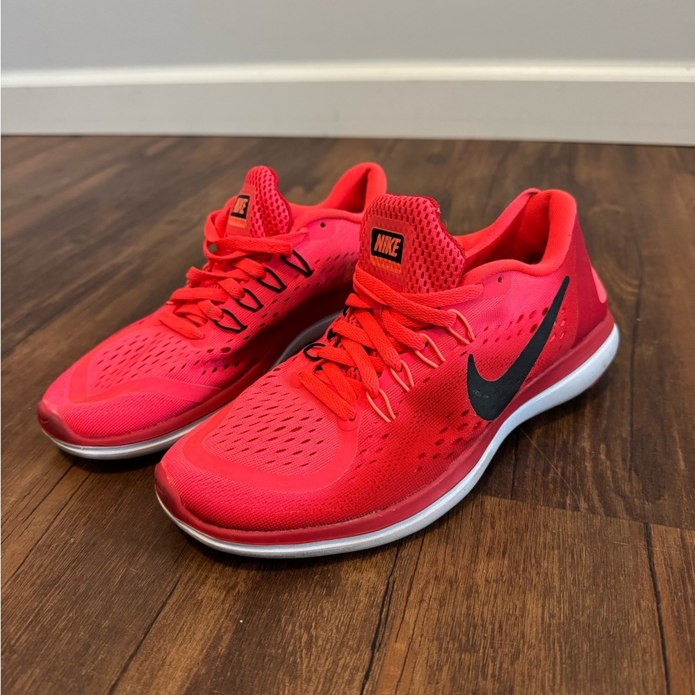Nike Bright Red Running Sneakers